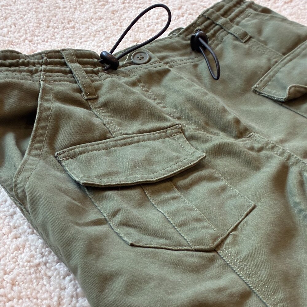 Pacsun John Galt Green Adjustable Waist Cargo Pants - Picture 2 of 12